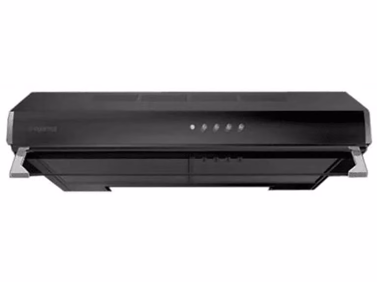 Campana extractora bajo armario Mepamsa Modena 60 Negro con 400 m³/h y pantalla LED