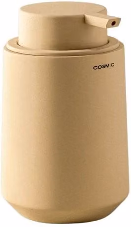 Dispensador de jabón Cosmic Saona color arena de 300 ml con bomba de plástico