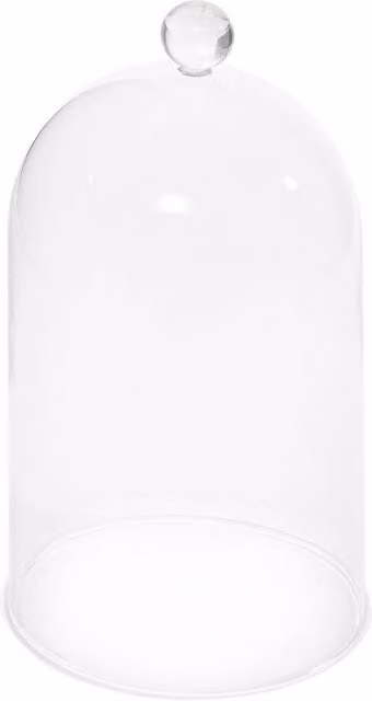 Campana para velas Bella de Atmosphera en color transparente con diámetro de 22,5 cm