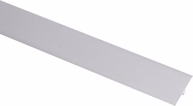 Perfil de transición Unisystem de PROFILPAS para laminado y parqué, aluminio anodizado color plata