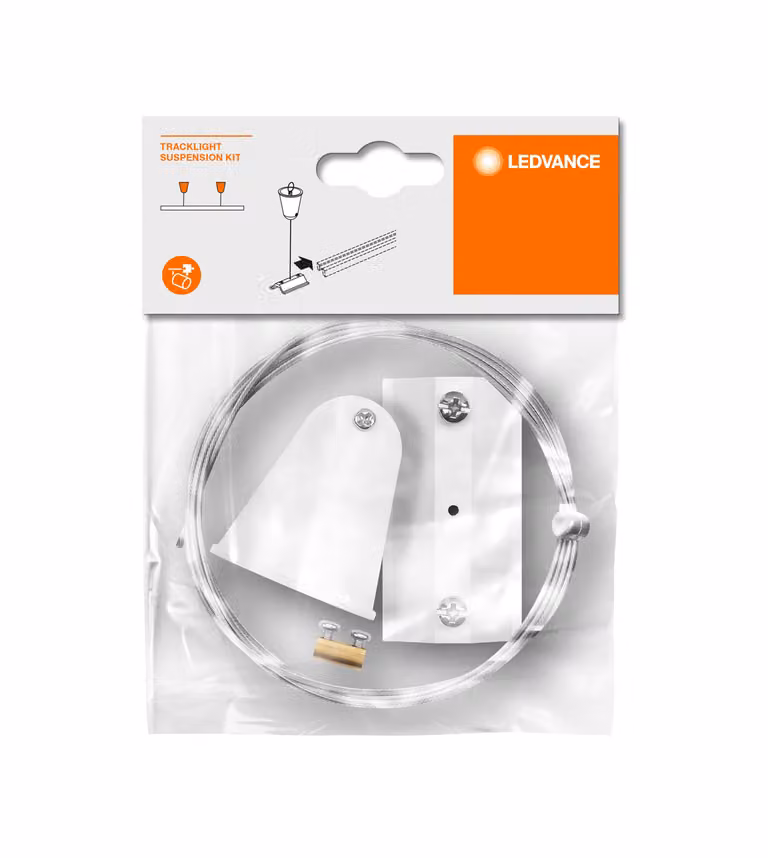 Accesorios de suspensión TRACKLIGHT Ledvance para rieles de alimentación, color blanco, diseño moderno tipo loft
