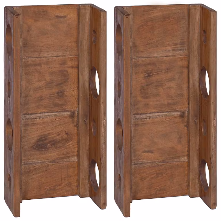 Estante de madera de estilo clásico vidaXL en color marrón An/P/Al: 24 x 13 x 54 cm