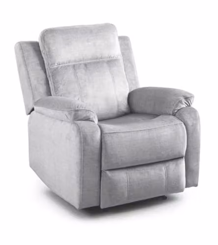 Sillón relax reclinable REIMON de SWEET SOFA en color gris con apertura por palanca manual
