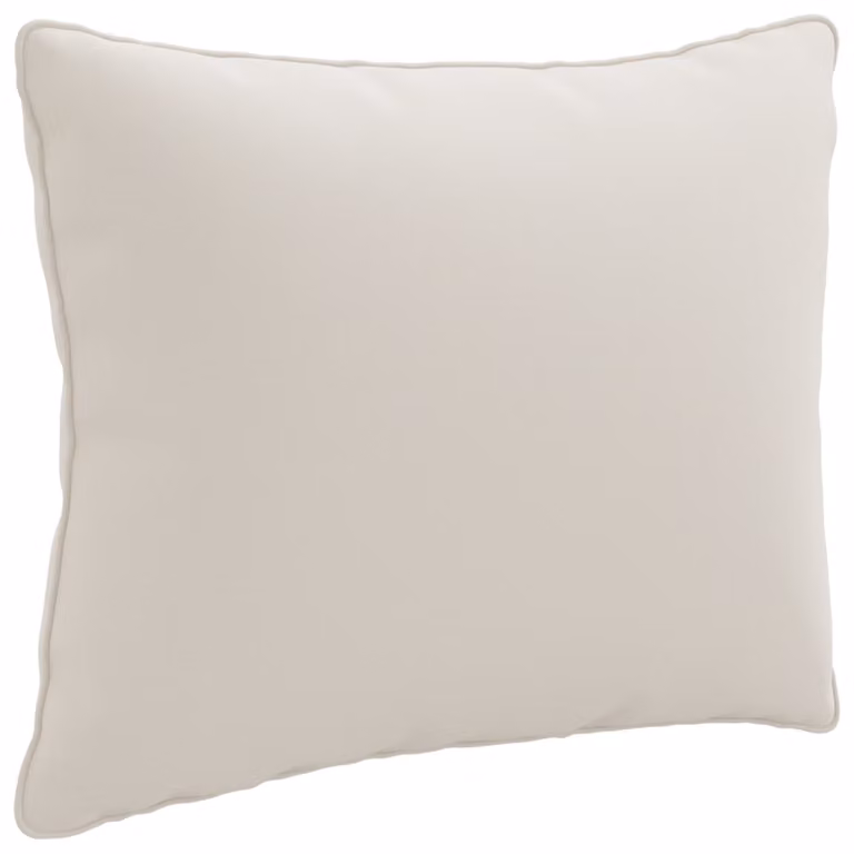 Cojín de respaldo rectangular PUTTEN de vidaXL en color blanco, 100% poliéster