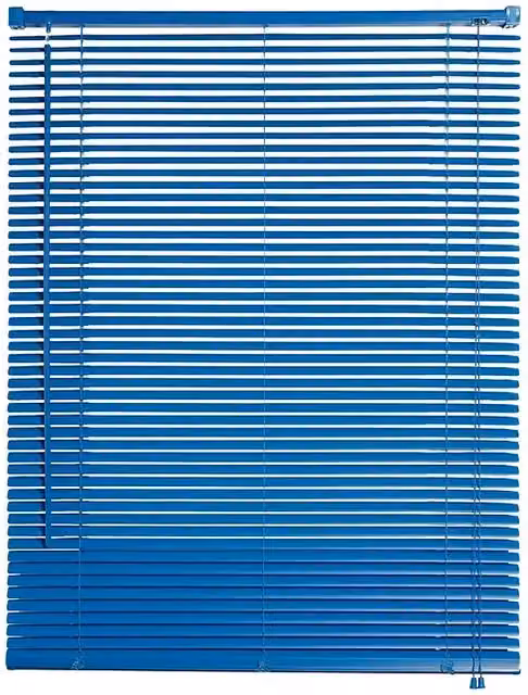 Persiana veneciana de vinilo STORPLANET, color azul, An x Al: 60 x 130 cm