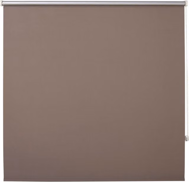 Estor enrollable opaco Pama color marrón An x Al: 120 x 195 cm