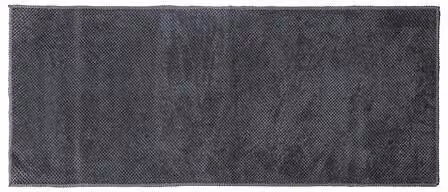 Alfombra rectangular 5five simply smart en color gris, fabricada en microfibra de poliéster, An/P: 120 x 50 cm