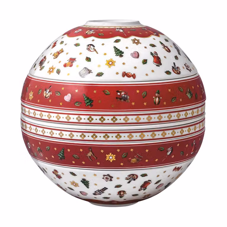 Juego de vajilla Villeroy & Boch Toy's Delight La Boule de 7 piezas en porcelana multicolor para dos adultos