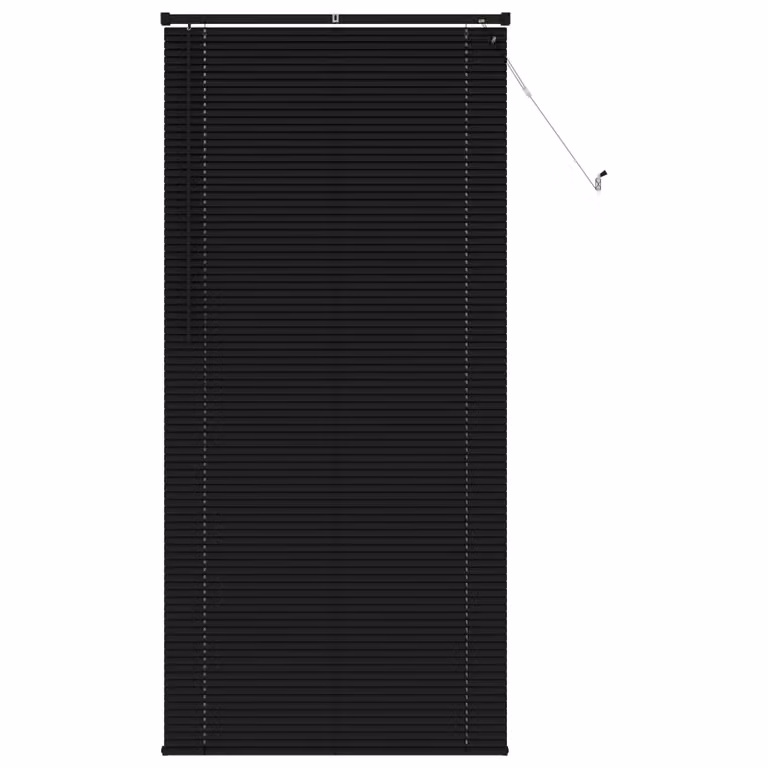 Persiana veneciana de PVC negra vidaXL An/P/Al: 90 x 25 mm x 213 cm