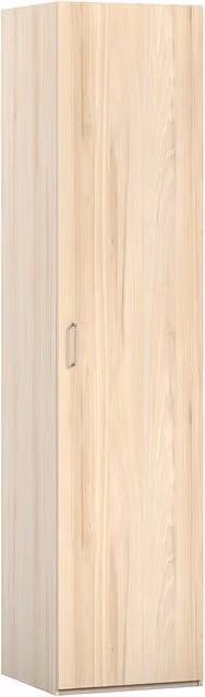 Armario Noel de El Corte Inglés con una puerta batiente en color beige y acabado mate de madera y MDF
