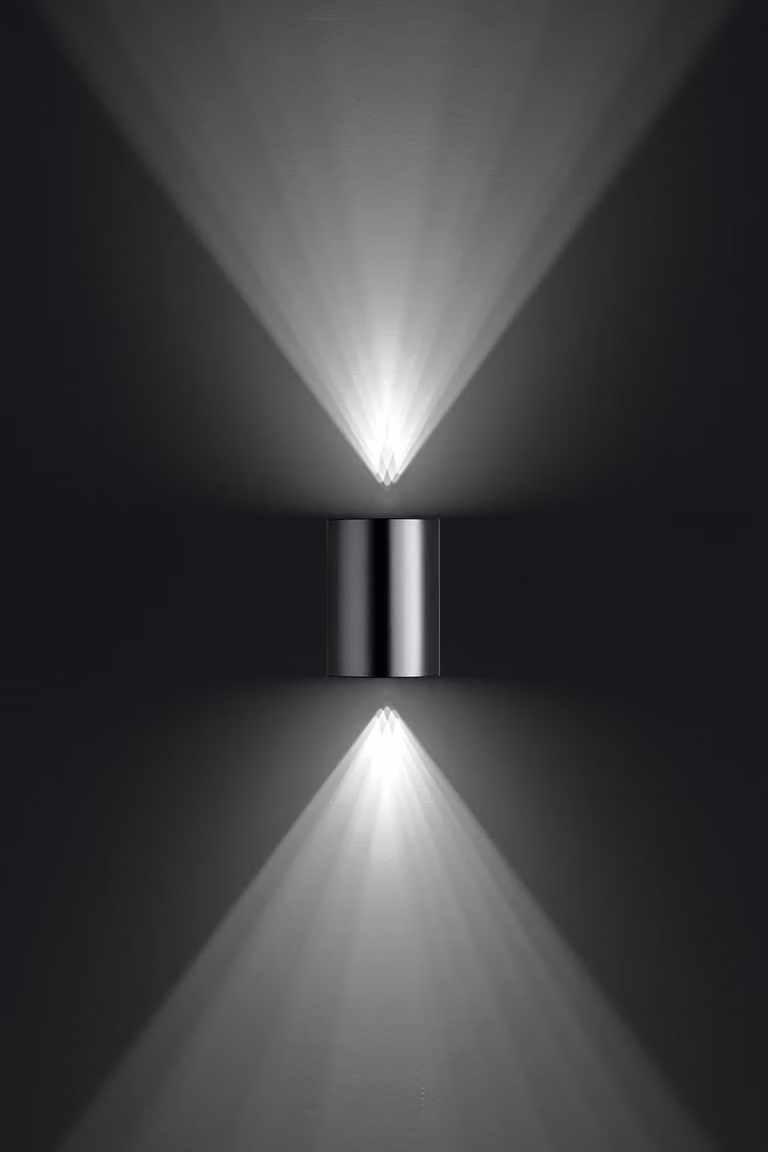 Aplique de pared Philips myGarden Buxus LED de 4,5 W en acero inoxidable color plata para jardín y terraza con protección IP44
