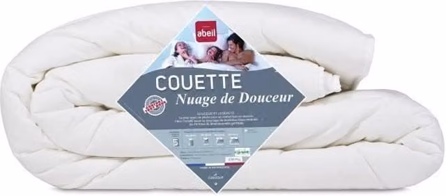 Edredón Nube De Douceur Les Tendances de microfibra en color blanco, An/P: 240 x 260 cm