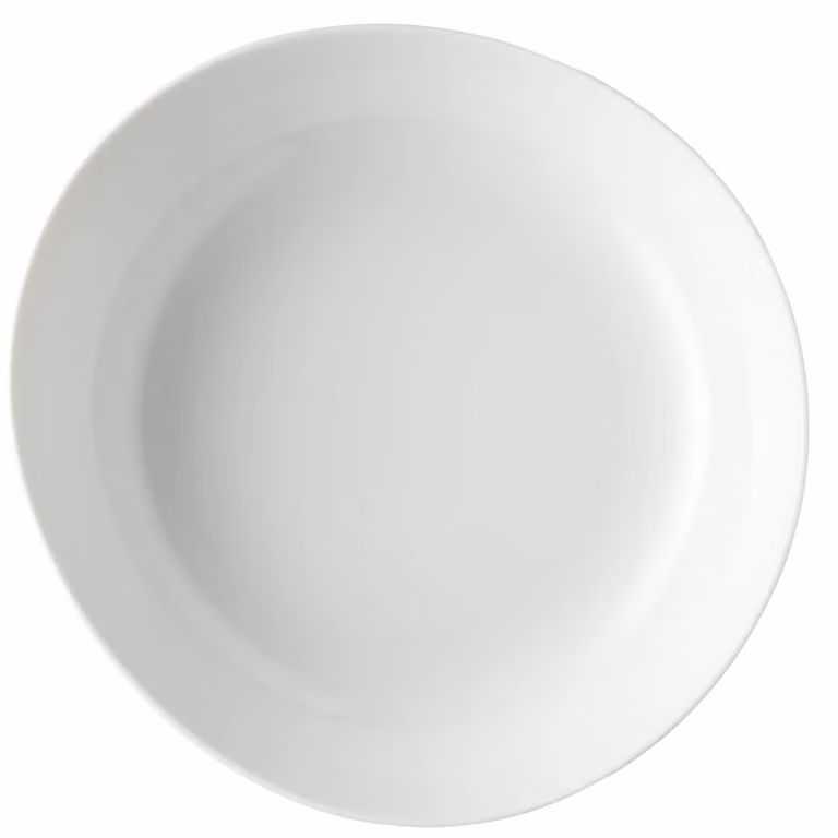 Plato hondo de porcelana Rosenthal color blanco Diámetro: 25 cm