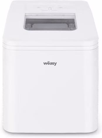 Máquina para hacer hielo Weasy Igloo8 de 12 kg en color blanco y transparente con potencia de 120 W y preparación en 9 minutos