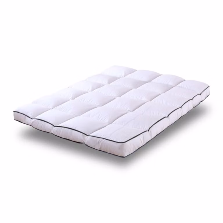 Sobrecolchón de plumas Reca Bedding con confort suave y termorregulador An/P: 160 x 200 cm