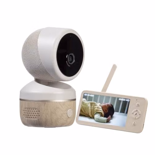 Vigilabebés inteligente Maxi-Cosi See2 Plus con visión nocturna, vídeo UltraHD 2K, pantalla de 5,5 pulgadas y monitor de temperatura y humedad con conexión a la app