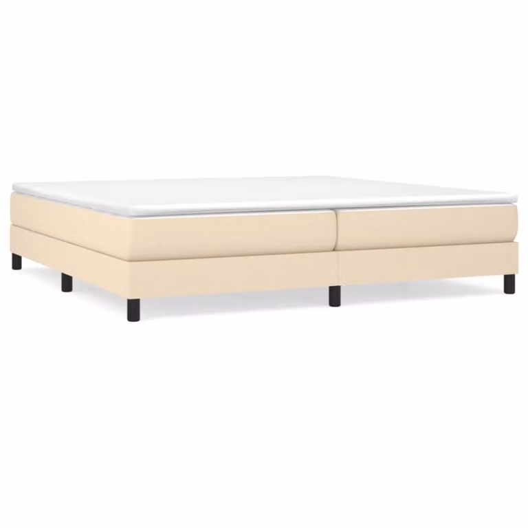 Cama matrimonial tapizada Maison Chic en color beige de 200 x 200 cm