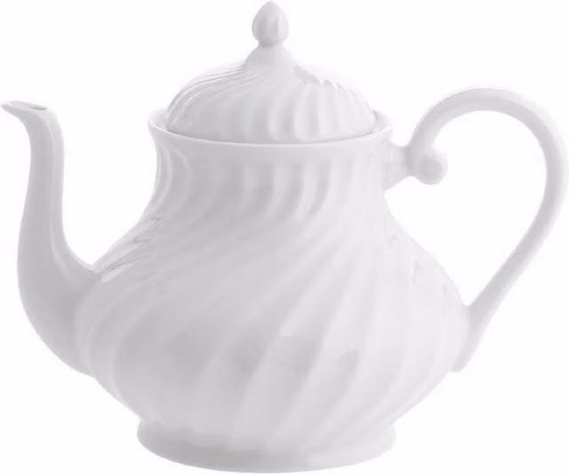 Tetera Sagres de porcelana blanca Vista Alegre
