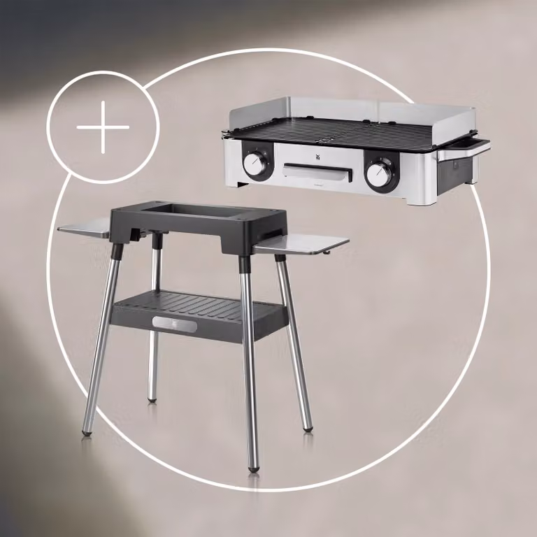 Pack Master Grill Lono y Base para grill Lono de WMF en color plata