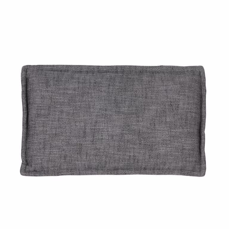 Respaldo para sofá de tela gris de estilo boho de Maisons du Monde y lavable en lavadora