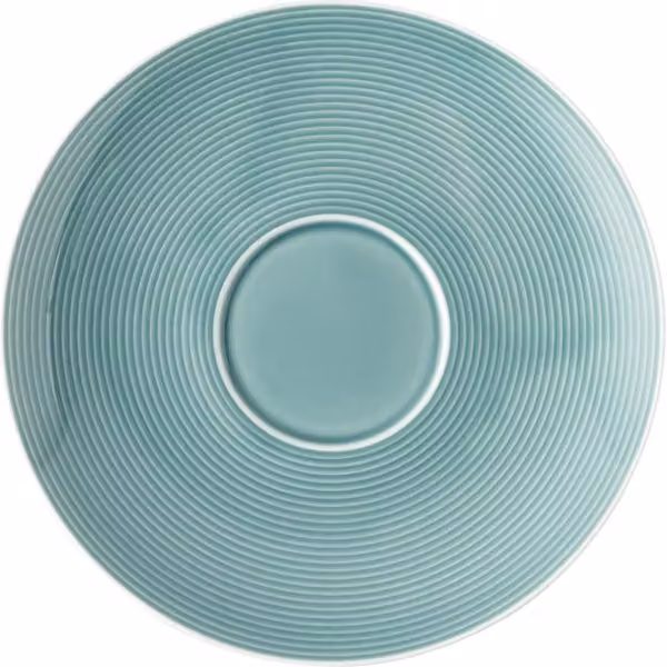 Platillo para taza de café Thomas Loft de Rosenthal en color azul turquesa de porcelana con un diámetro de 18 cm