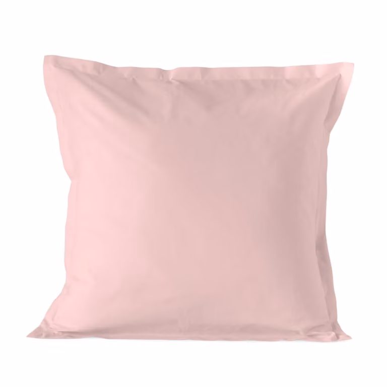 Funda de almohada Happyfriday de algodón en color rosa de 80x80 cm