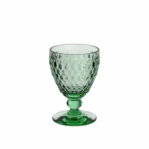 Copa de vino blanco Villeroy & Boch Boston de cristal color verde, 230 ml