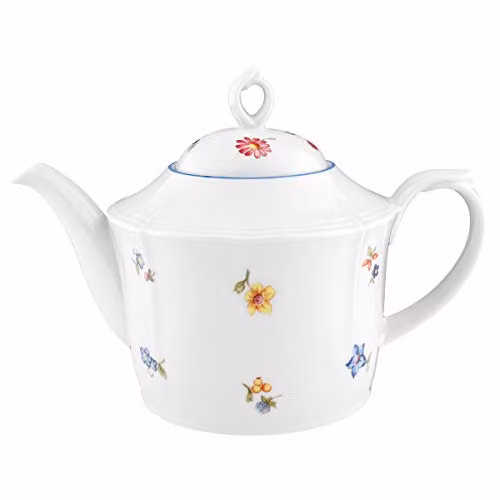 Tetera de porcelana Seltmann Weiden Sonate Nostalgie multicolor con diseño floral de 1,1 l