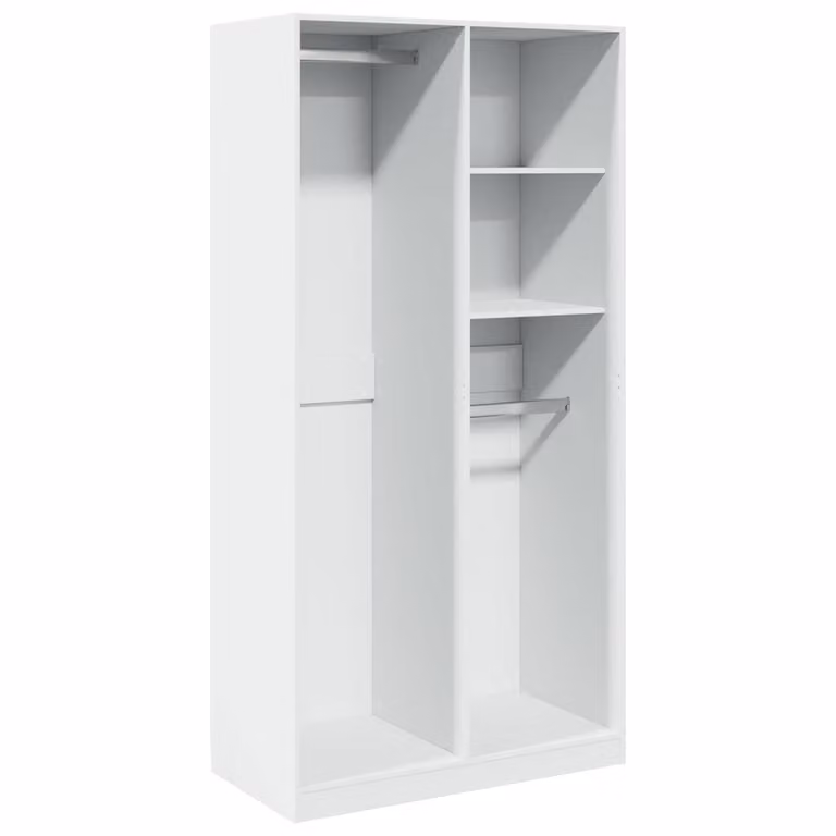 Armario de madera MDF vidaXL blanco con puertas y estante An/P/Al: 100 x 50 x 200 cm