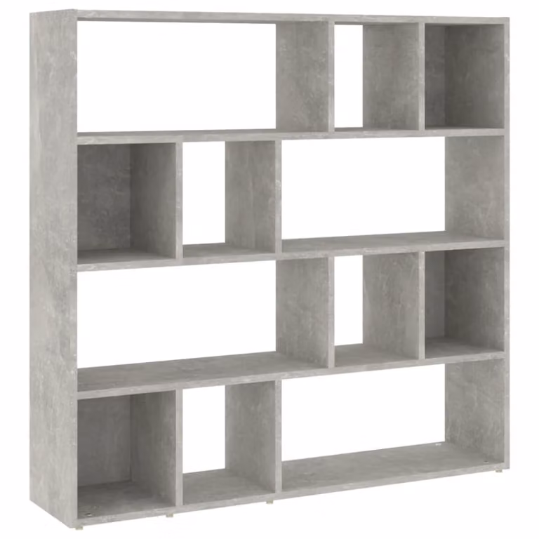 Estantería divisor de espacios Maison Chic de madera en color gris, An/P/Al: 105 x 24 x 102 cm