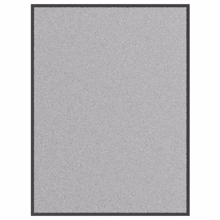 Felpudo antideslizante vidaXL gris de polipropileno y PVC, An/P: 80 x 120 cm