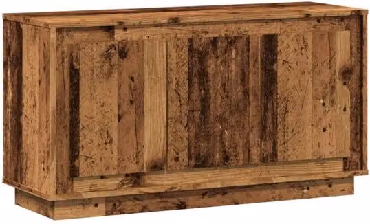 Aparador de madera de ingeniería estilo clásico vidaXL en color marrón An/P/Al: 102 x 35 x 55 cm