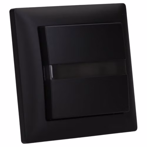 Interruptor de movimiento Busch-Jaeger Busch-Komfortschalter flex Negro con Relé para Instalación Empotrada IP20