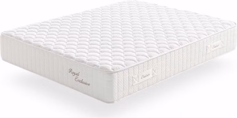 Colchón híbrido Moonia Royal Exclusive de muelles ensacados, color blanco, An/P: 140 x 190 cm, Altura: 30 cm