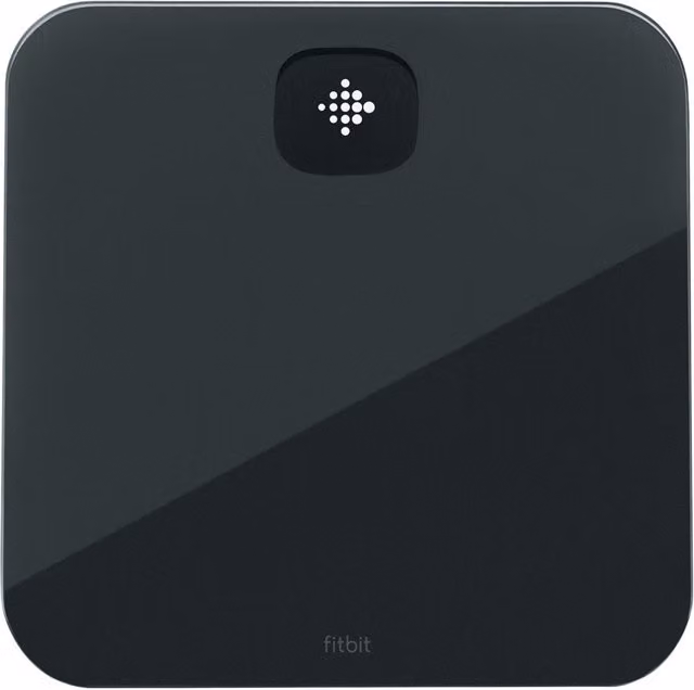 Báscula personal electrónica Fitbit Aria Air en color negro con pantalla digital y control por aplicación