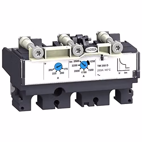 Unidad de disparo Schneider Electric TM160D 3P3R para disyuntor NSX160/250