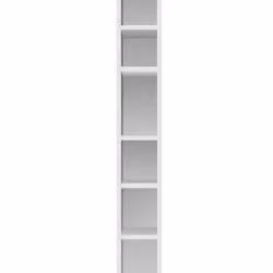 Librería alta Skipper de Conforama en color blanco y acabado mate