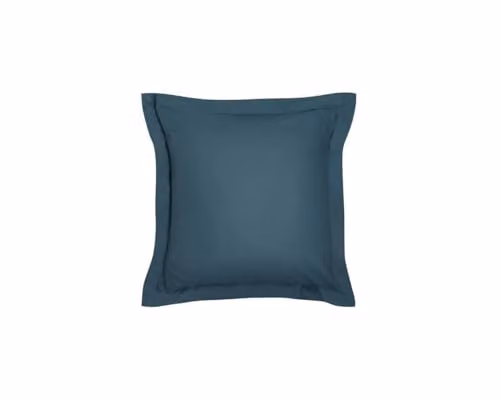 Funda de Almohada Essential TODAY de 100% algodón, color azul pavo real, 63 x 63+5 cm