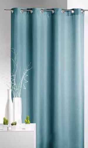 Cortinas oscurecedoras HomeMaison Maldives en poliéster con ojales, An/Al: 135 x 260 cm