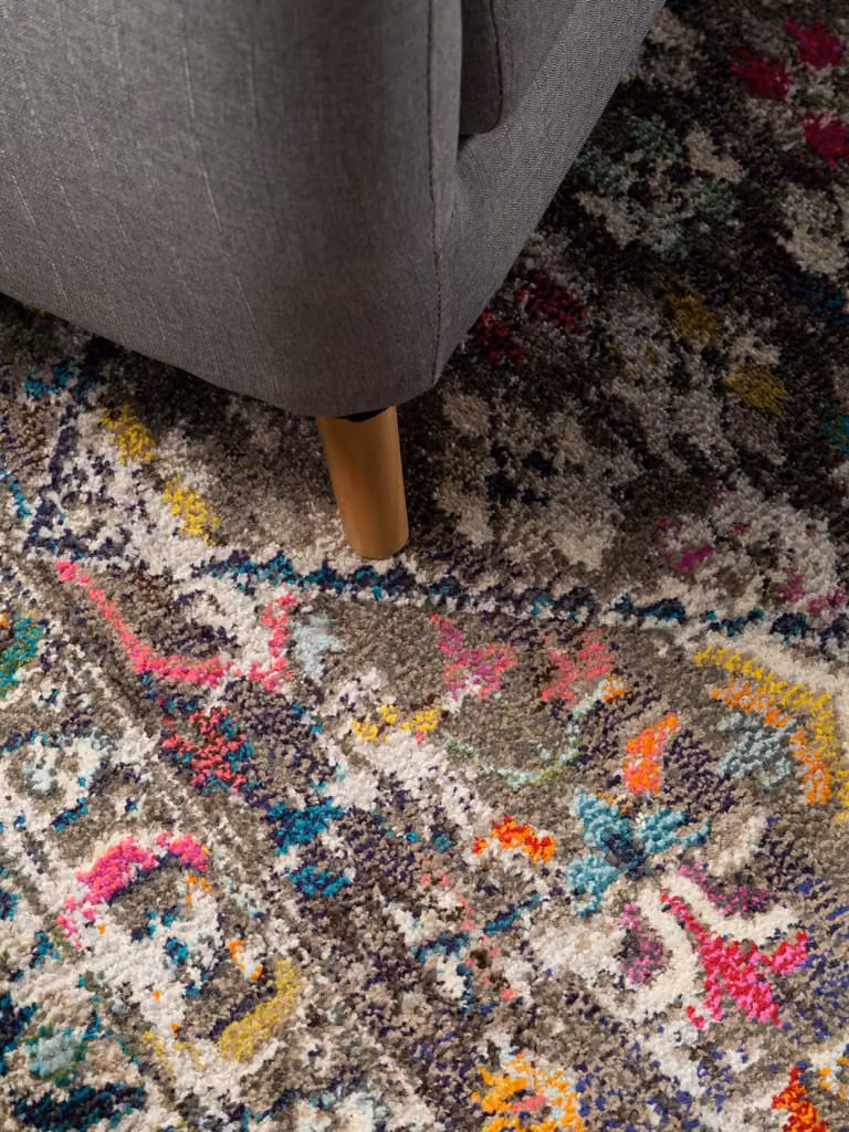 Alfombra multicolor patchwork de Benuta, diseño rectangular de polipropileno, An/P: 240 x 340 cm