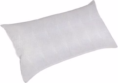 Almohada de microfibra Pikolin Cosmo de firmeza media, hipoalergénica y transpirable, color blanco, An/P/Al: 80 x 40 x 10,5 cm