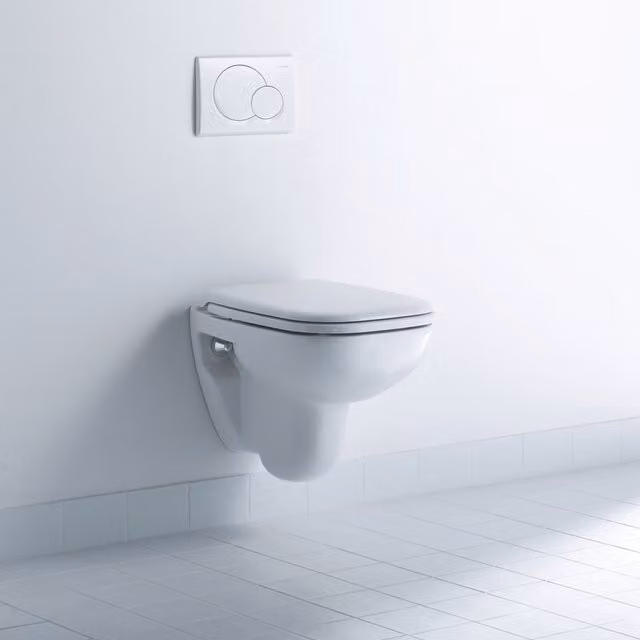 Inodoro suspendido Duravit D-code Compact de cerámica blanca An/P/Al: 48 x 35,5 x 35 cm