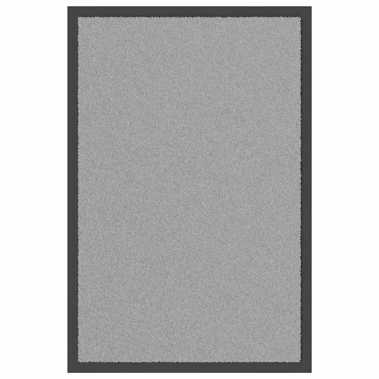 Felpudo antideslizante vidaXL gris de diseño minimalista An/P: 40 x 60 cm