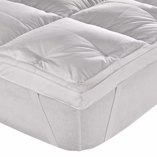 Topper de plumón Confort Supremo El Corte Inglés blanco de 80 x 190 cm