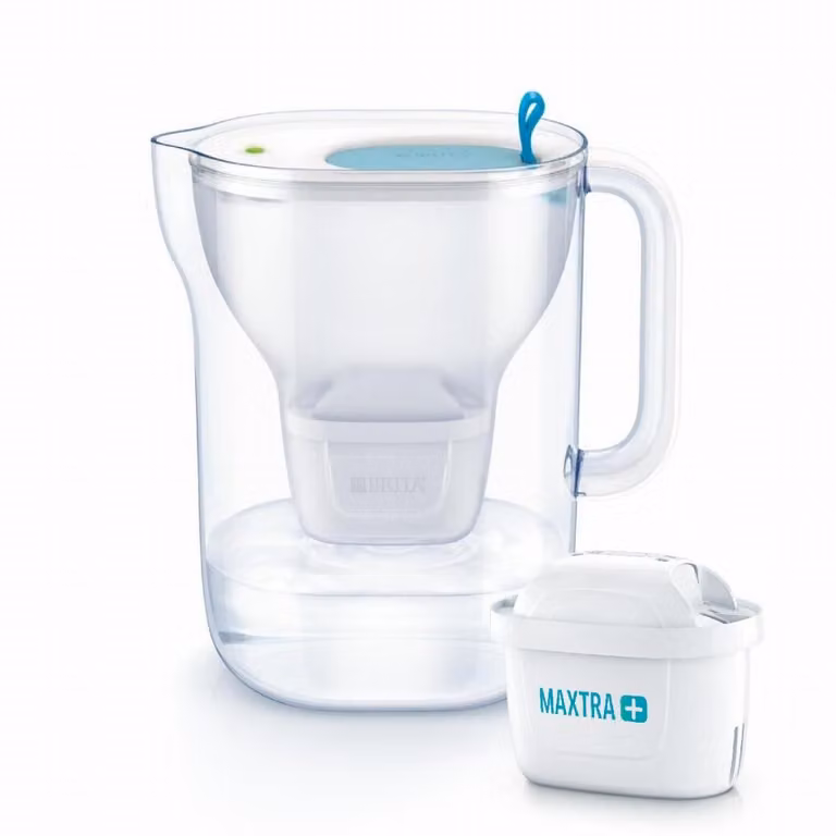 Filtro de agua Brita Style para dispensador de 2,4 l en azul y transparente