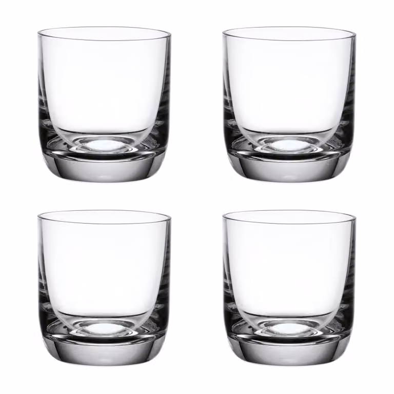 Set de 4 vasos de chupito La Divina de Villeroy & Boch, color transparente, capacidad 6 cl