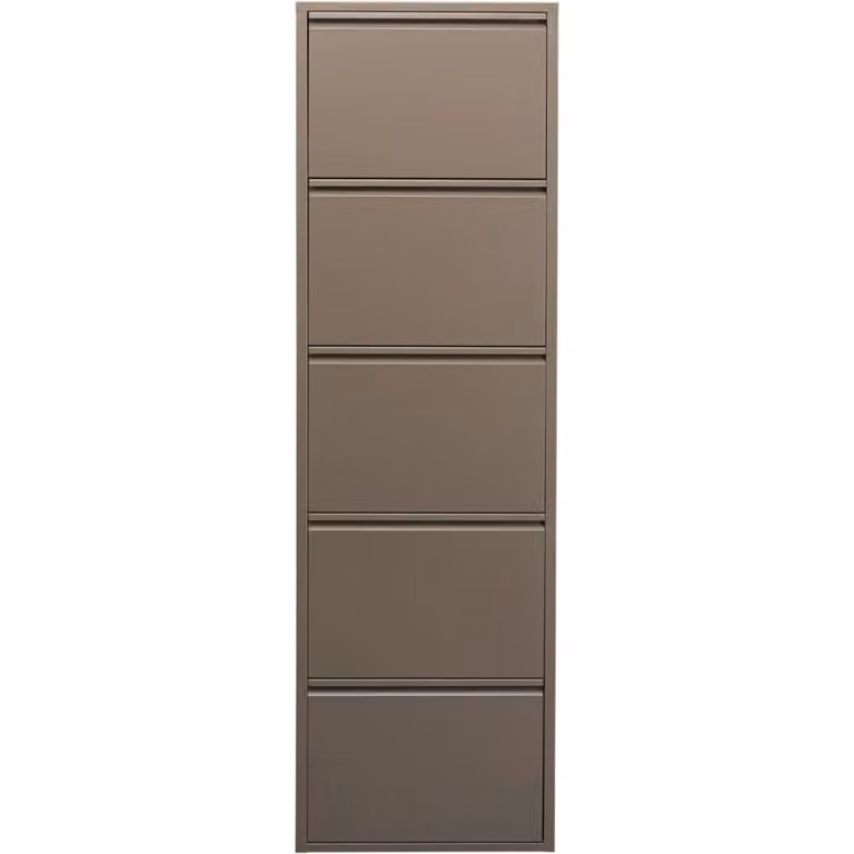 Zapatero de pared Caruso 5 de Kare Design en color marrón mate