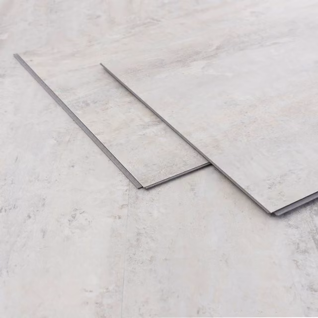 Suelo vinílico ML Design Modern Living NK34 con sistema de encaje click, aspecto piedra gris, impermeable, 7,44 m², An: 61 cm, P: 30,5 cm, Al: 0,4 cm