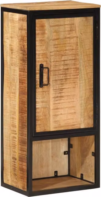 Mueble de baño de madera de mango y hierro Maison Exclusive, estilo industrial, color marrón, An/P/Al: 40 x 27 x 90 cm