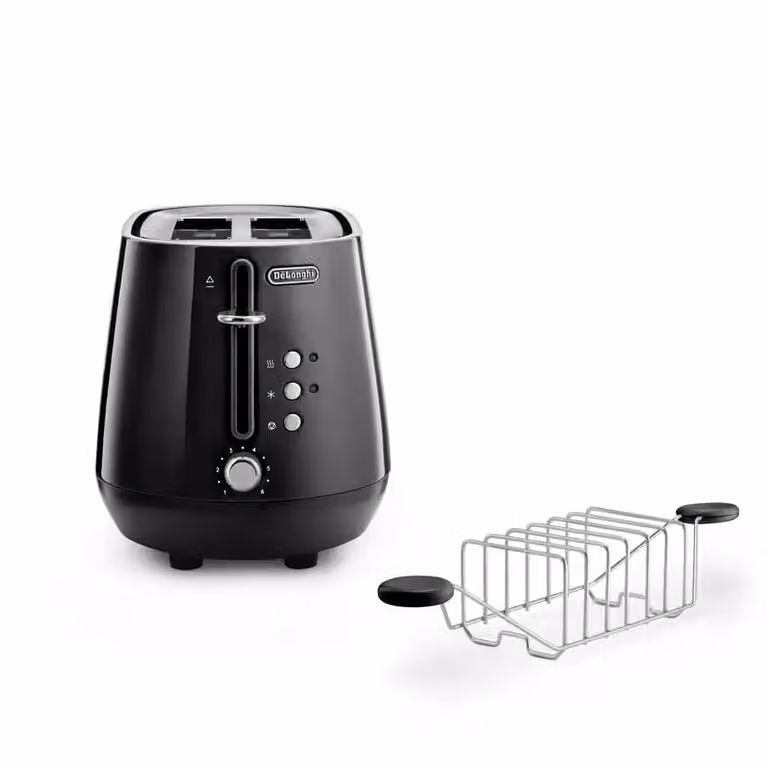 Tostadora De'Longhi Eclettica Bold CTY2103.BK de 900 W en color negro